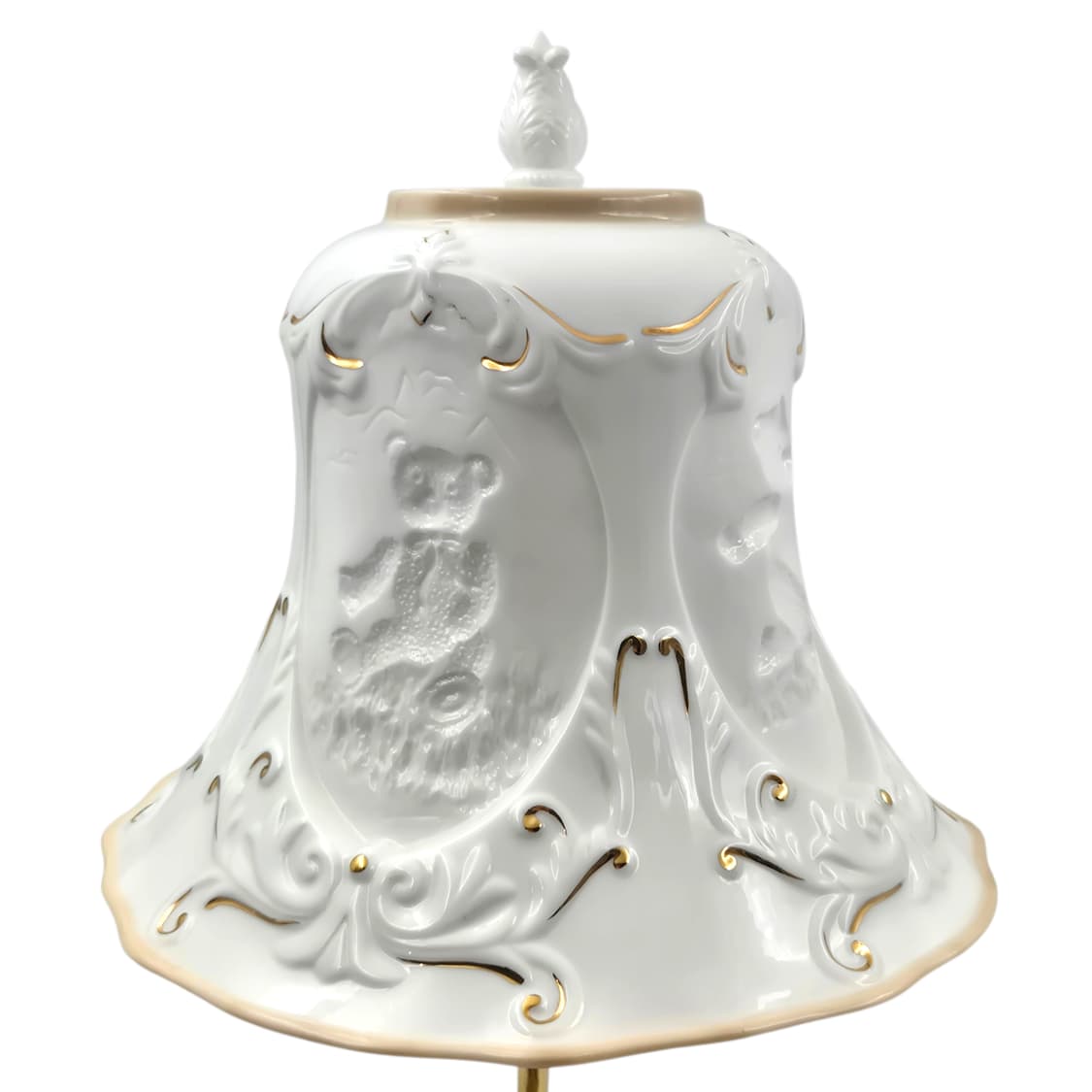 80s 이탈리아 드먼 포셀린 베어 대형 스탠드 램프 상품이미지6