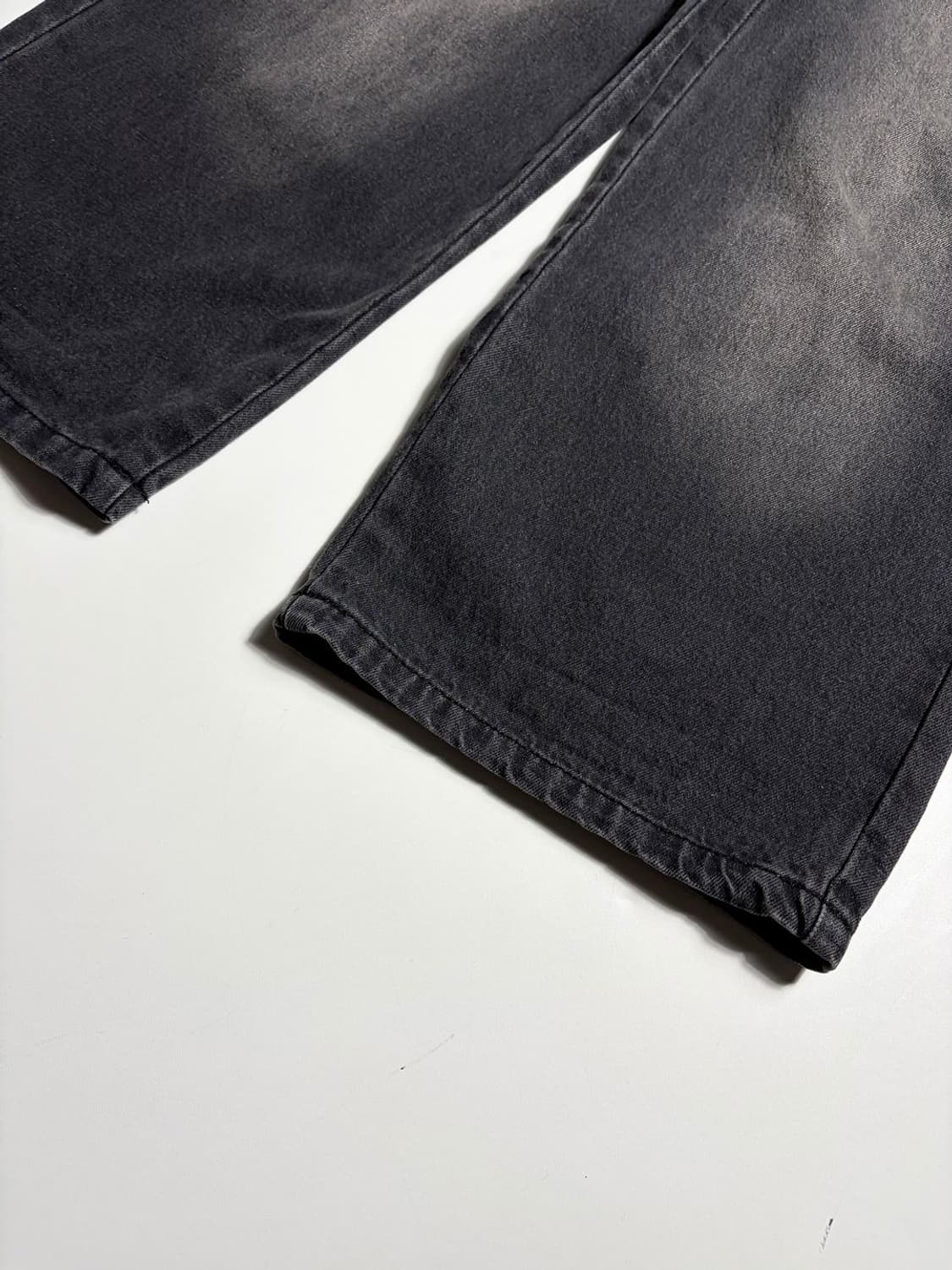 노이어 시그니처 캣워싱 와이드 데님 팬츠 R2296 상품이미지4