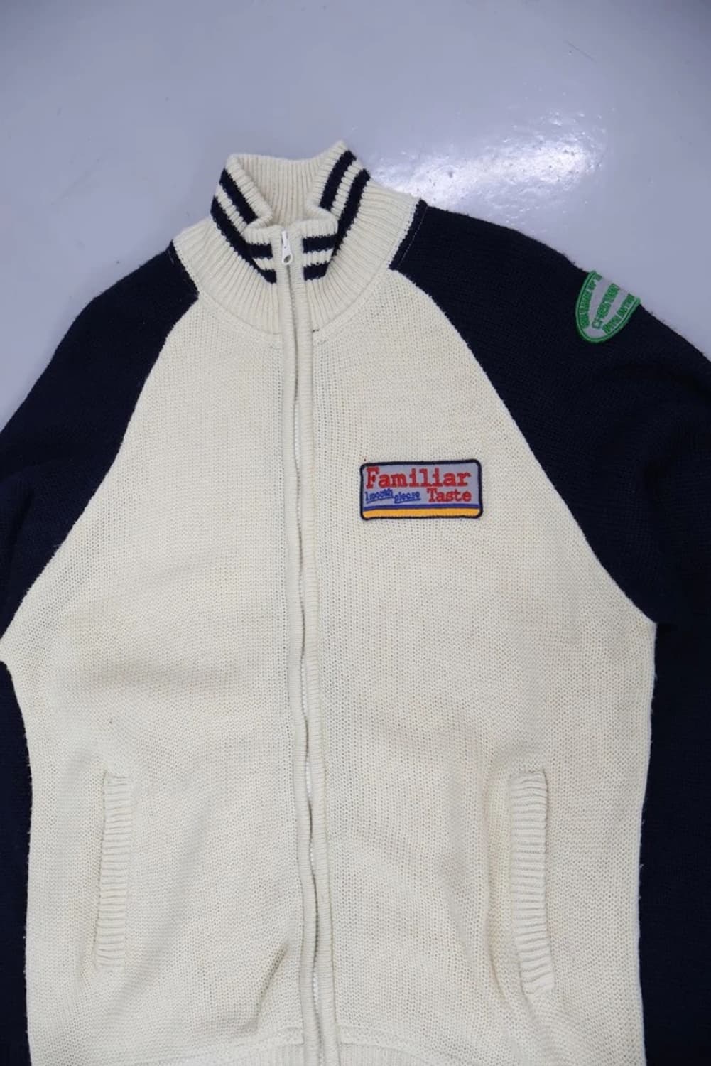 Bevor Varsity Knit Zip-Up Jacket 상품이미지5