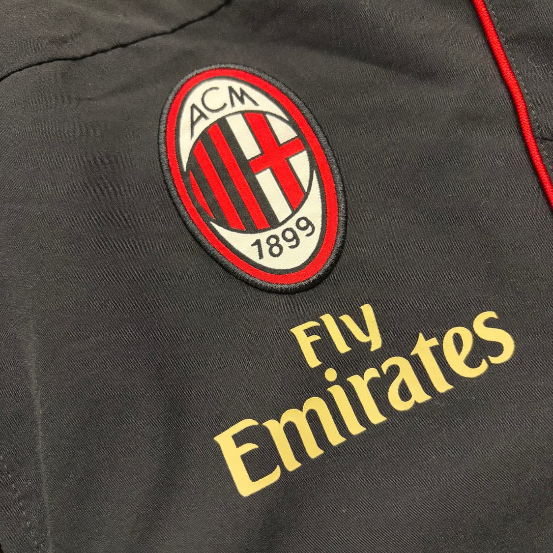 [XL] 10s 아디다스 AC밀란 블랙 트랙탑 자켓 B623 상품이미지4