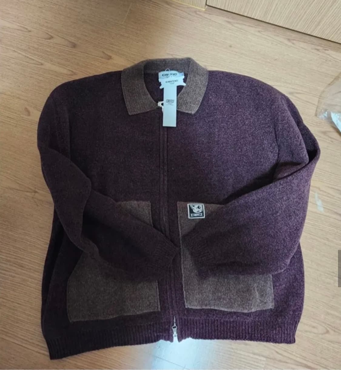 (크리틱)
WORK JACKET KNIT ZIP UP PURPLE 상품이미지2