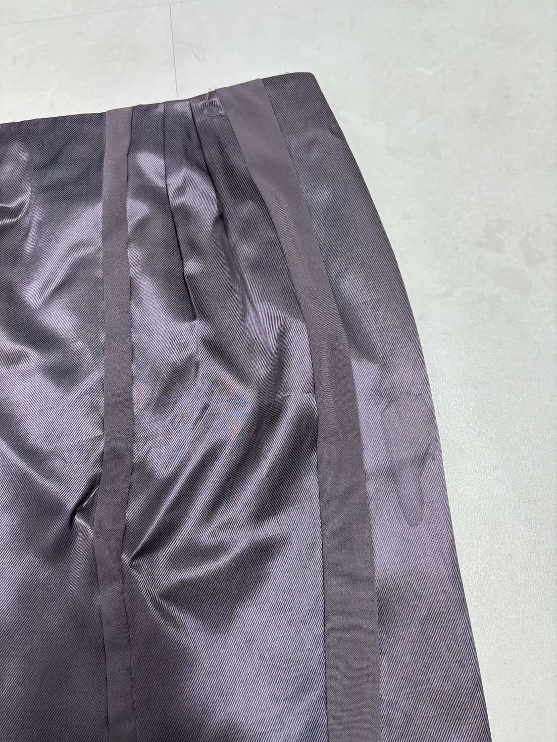 DUAL STRIPE PURPLE MIDI SKIRT 상품이미지9