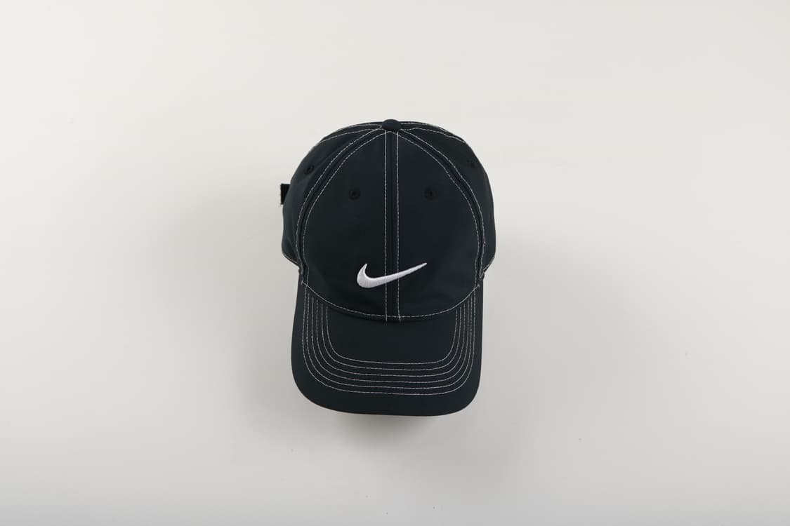 00's 나이키 스우시 나일론 화이트스티치 볼캡 모자 상품이미지1