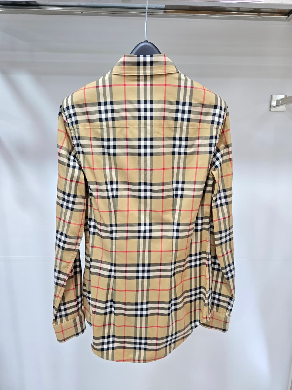 [정품/새상품] 버버리 체크 긴팔 여성 셔츠 55 상품이미지2