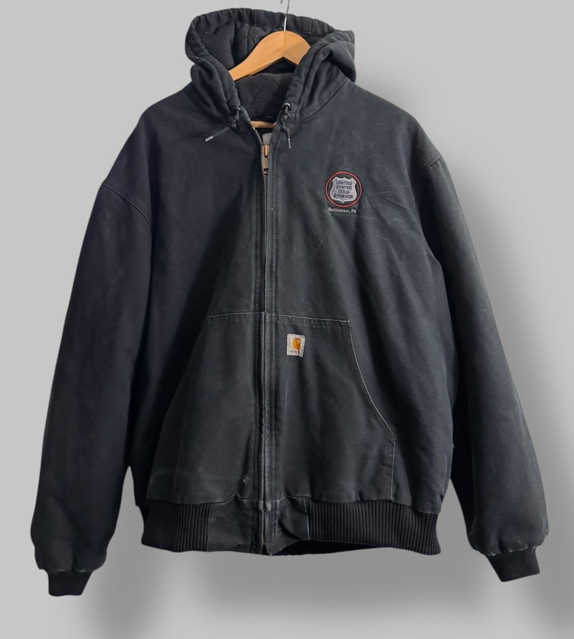 칼하트 J140 유니온 후드 자켓 블랙 상품이미지1