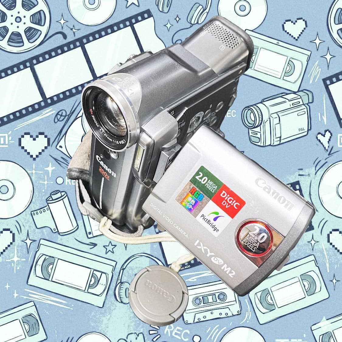 Canon ixy dv m2 6mm 캠코더 (테이프리스 개조 가능) 상품이미지1