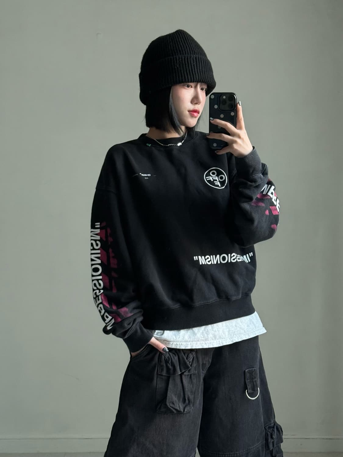 19ss 오프화이트 스탠실 애로우 맨투맨 상품이미지3