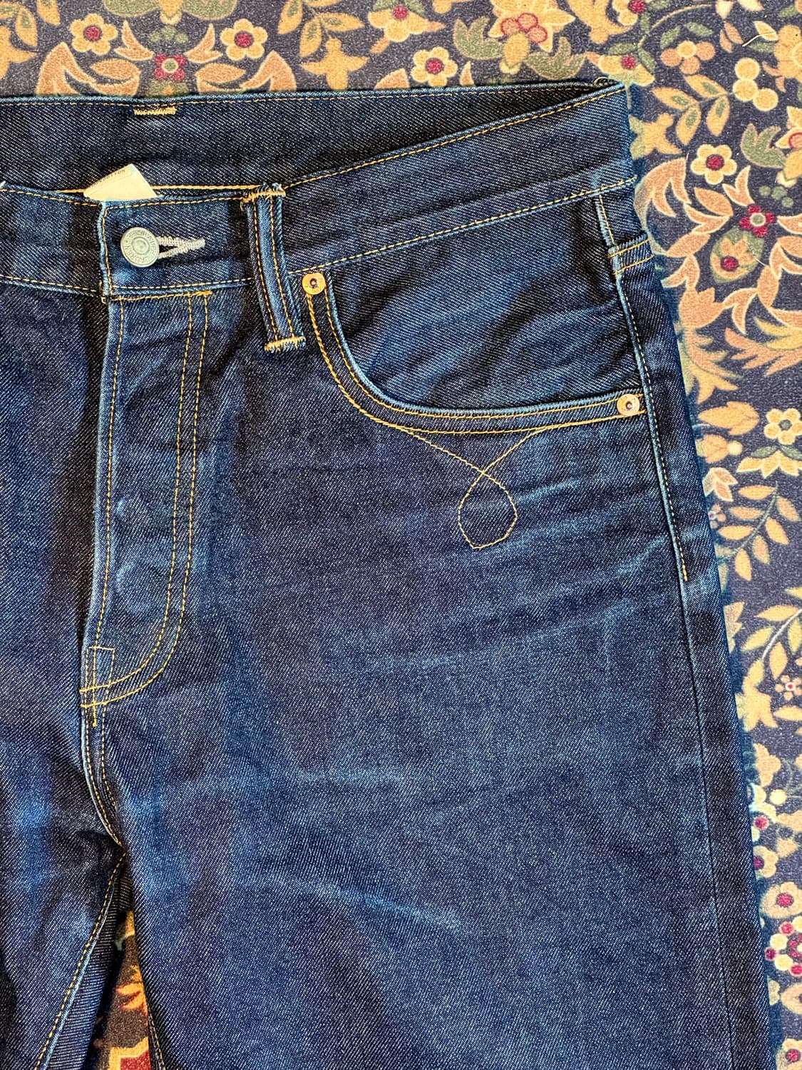 더블알엘 로우 스트레이트 셀비지 데님 상품이미지3