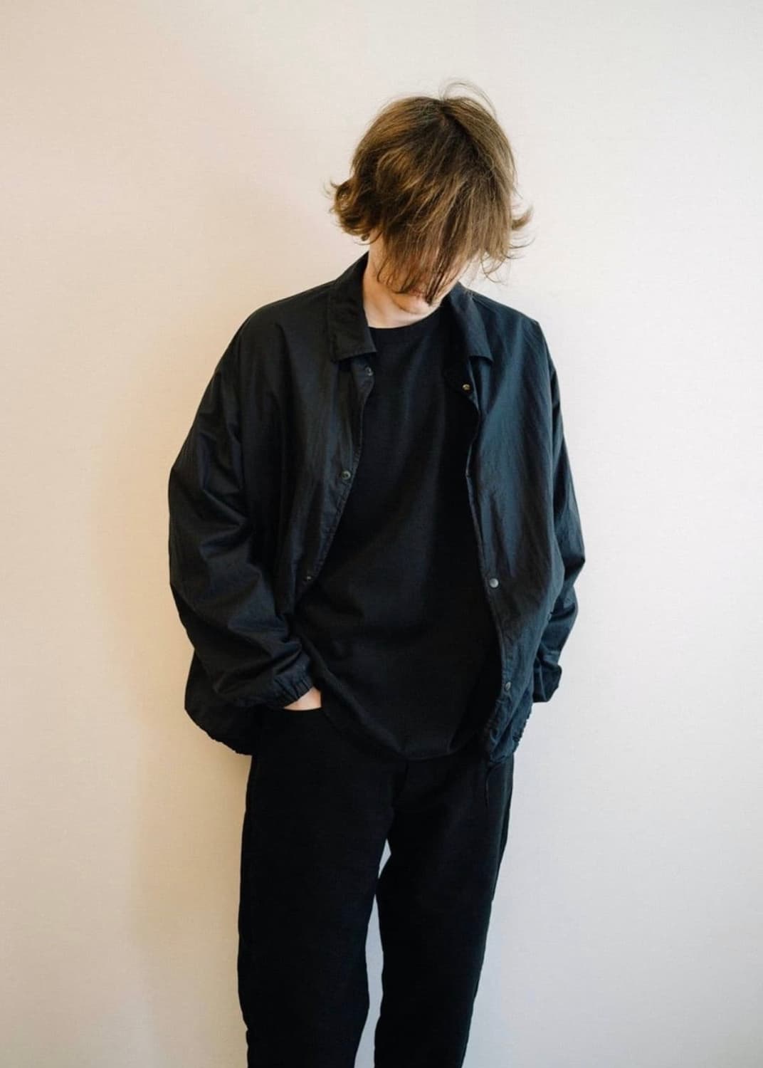 [3] 코모리 23aw 코튼나일론 코치 자켓 상품이미지1