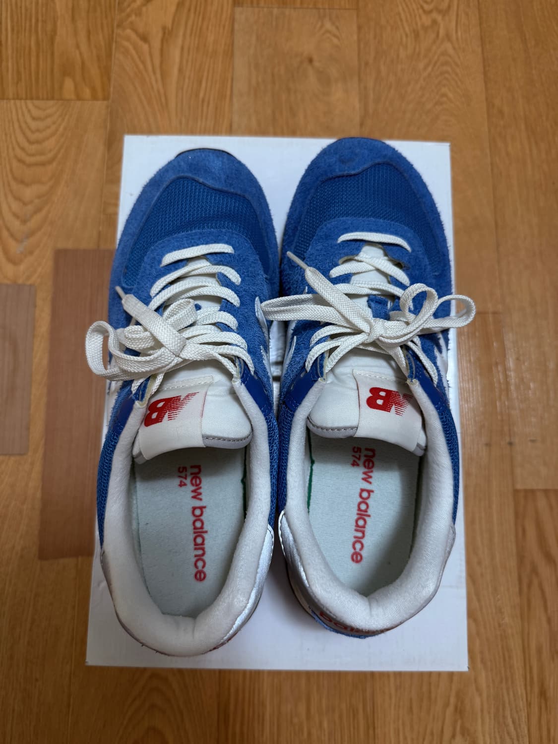 New balance 574 블루 신발 상품이미지1