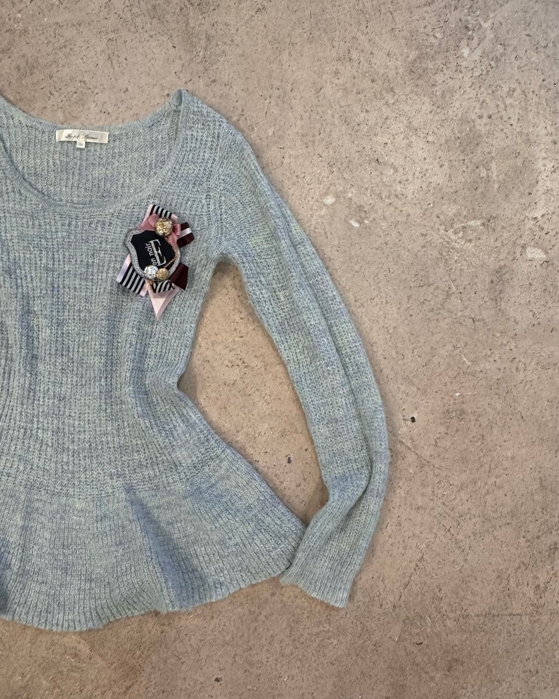 민트 코튼캔디 니트 상품이미지2