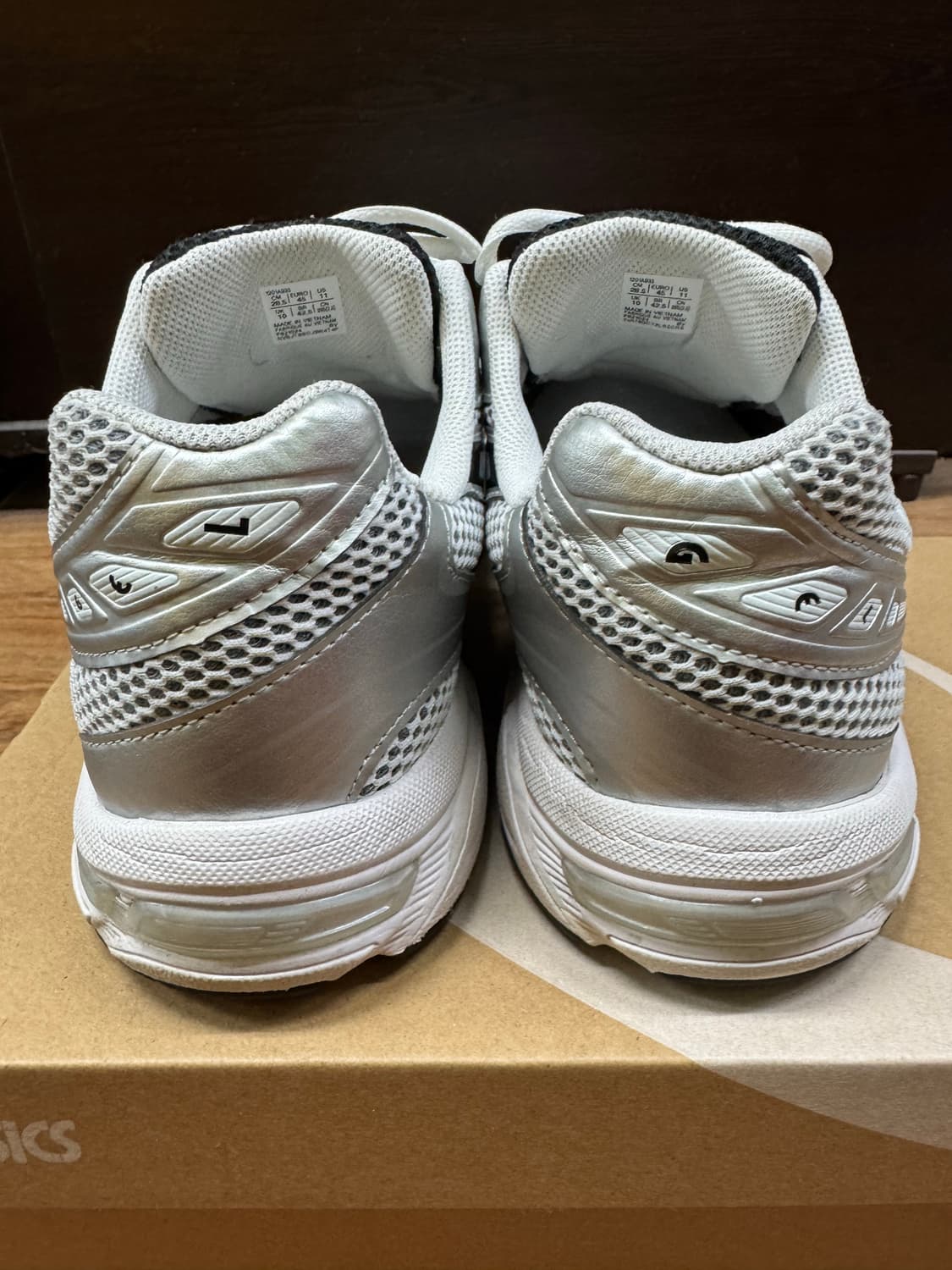 아식스 젤 1130 화이트 블랙 285 상품이미지3