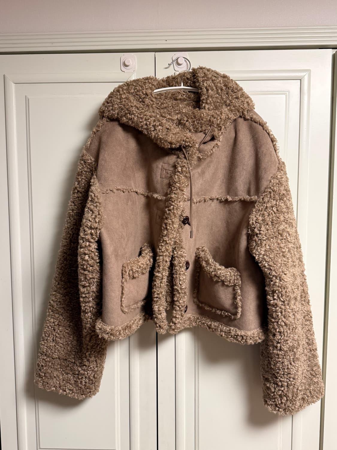 더오유 후드 무스탕  상품이미지3