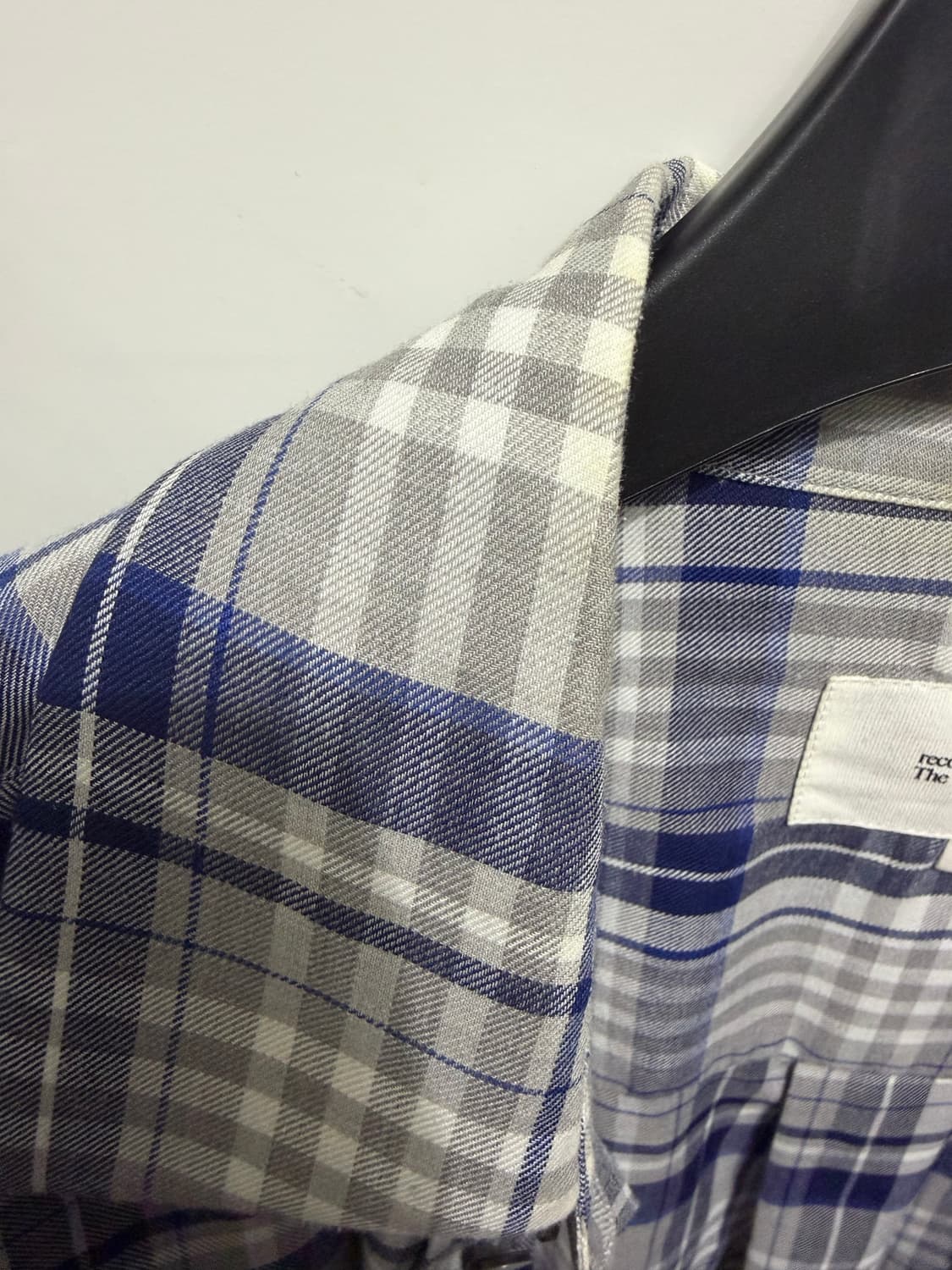 [2] rbu 오버사이즈 체크 셔츠 상품이미지6