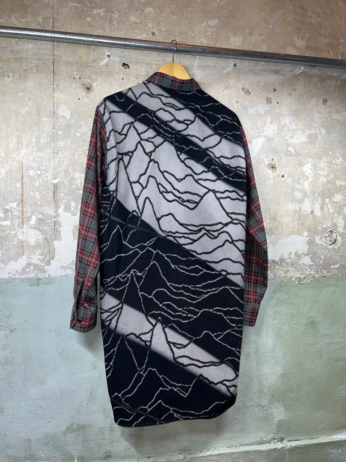 [Joy division] Checked long shirt 상품이미지4