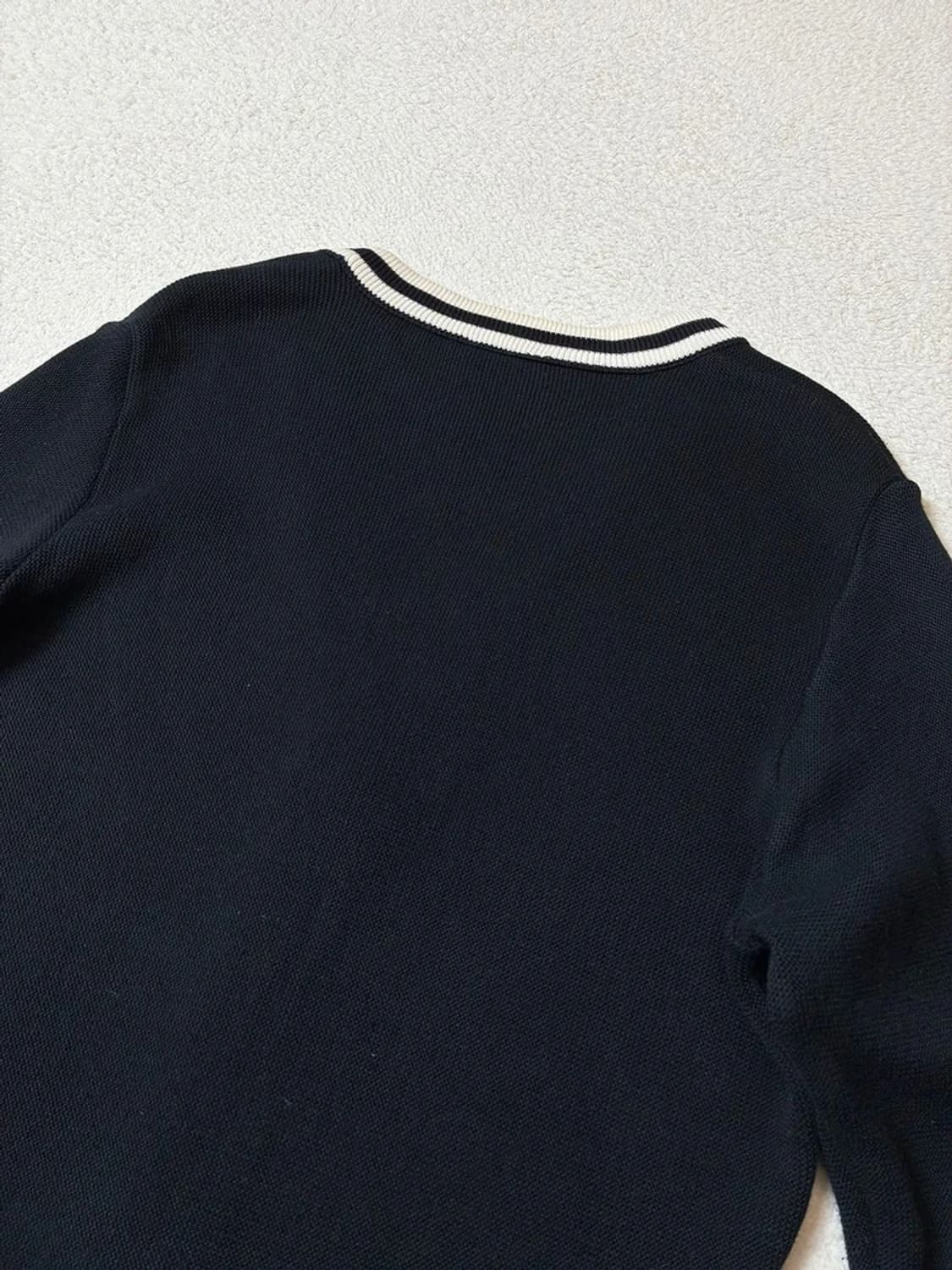 라코스테 스몰 로고 시그니처 트리밍 니트 가디건 PN7626 상품이미지5