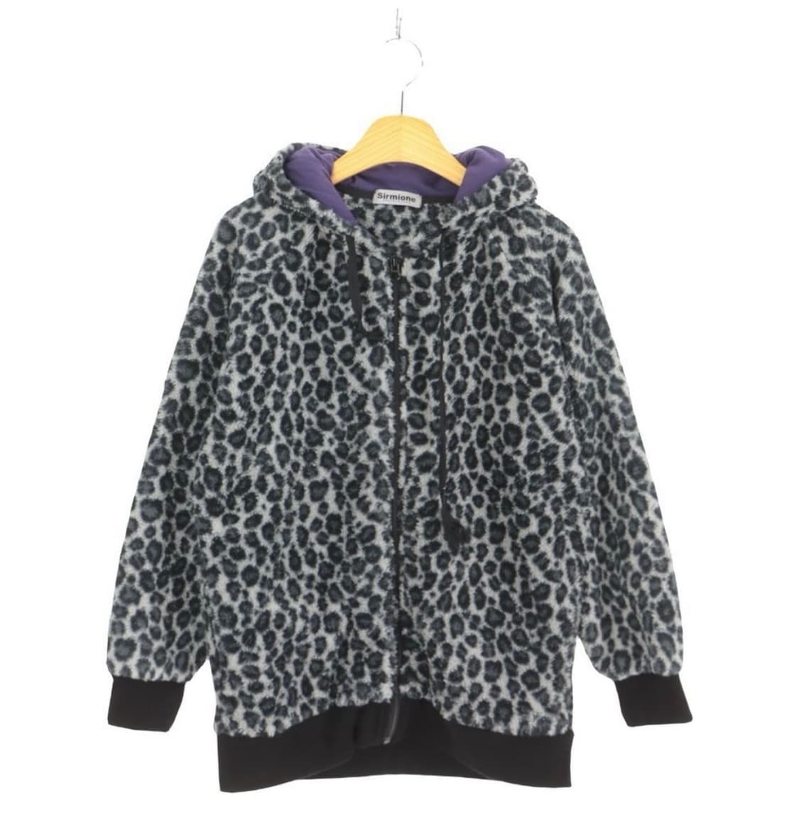 Sirmione 레오파드 후드 집업 상품이미지1