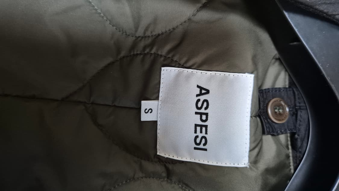 아스페시 블랙 싱글 코트 S 사이즈 상품이미지4