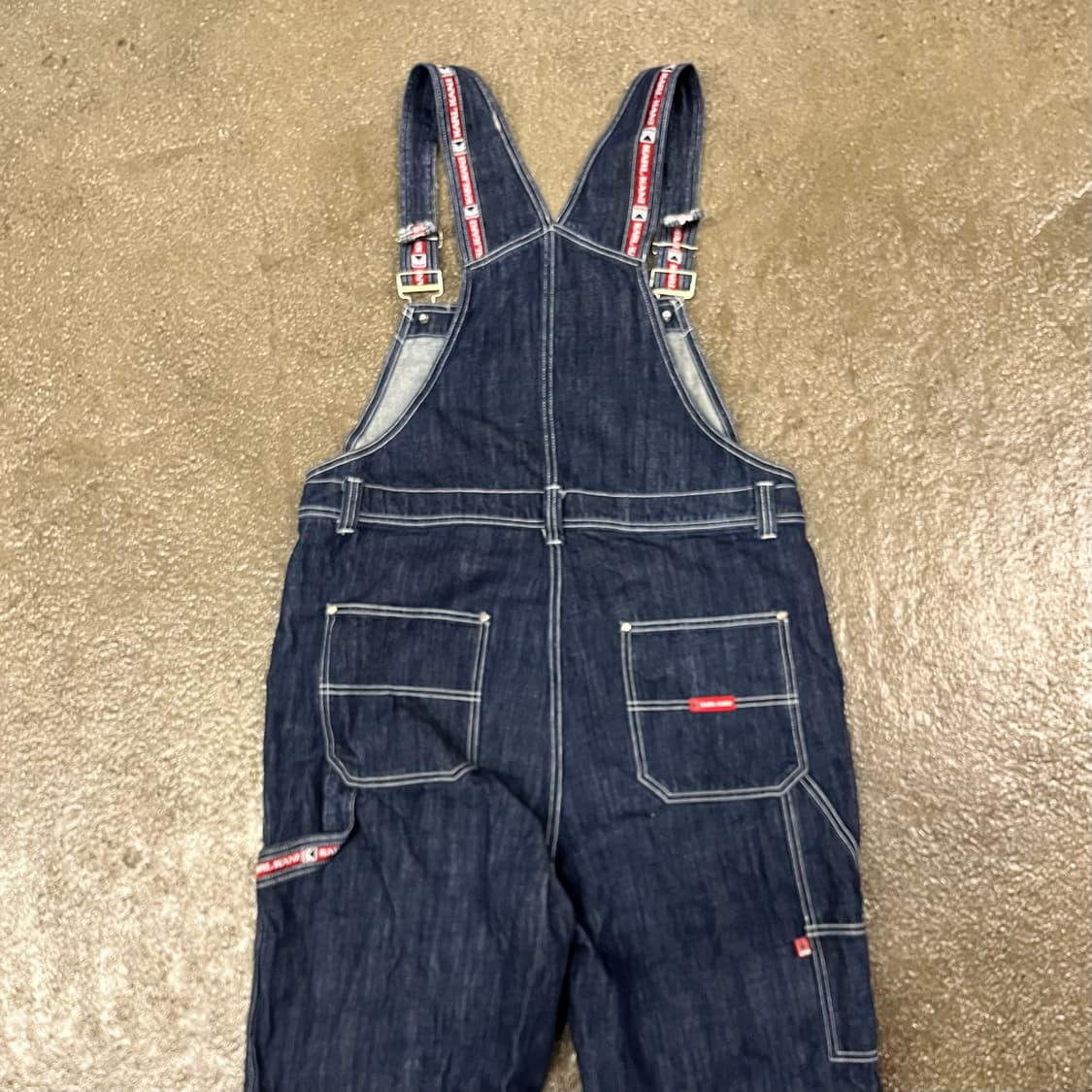 00s 칼카니 컨버터블 데님 오버롤 (XL) 상품이미지4