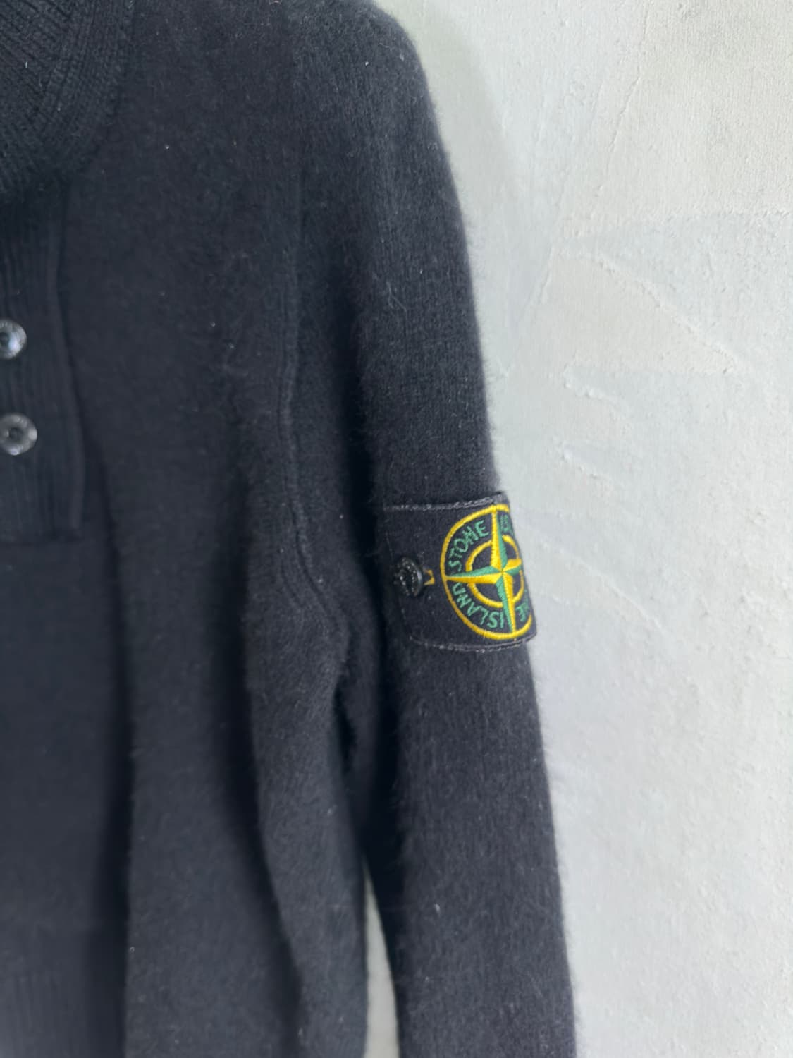 스톤아일랜드 울 니트 반집업 M(90-95) 상품이미지3