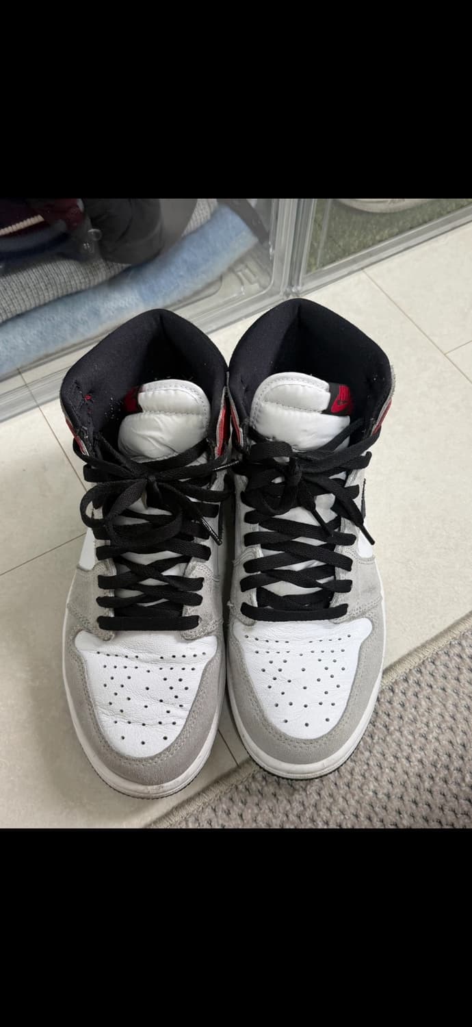 조던 1 레트로 하이 OG 라이트 스모크 그레이 260 상품이미지4