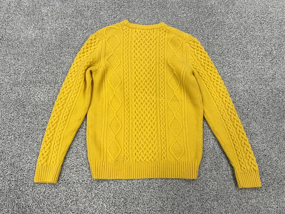 유나이티드애로우즈 해밀턴 램스울 피셔맨 아란 크루넥 스웨터 상품이미지2