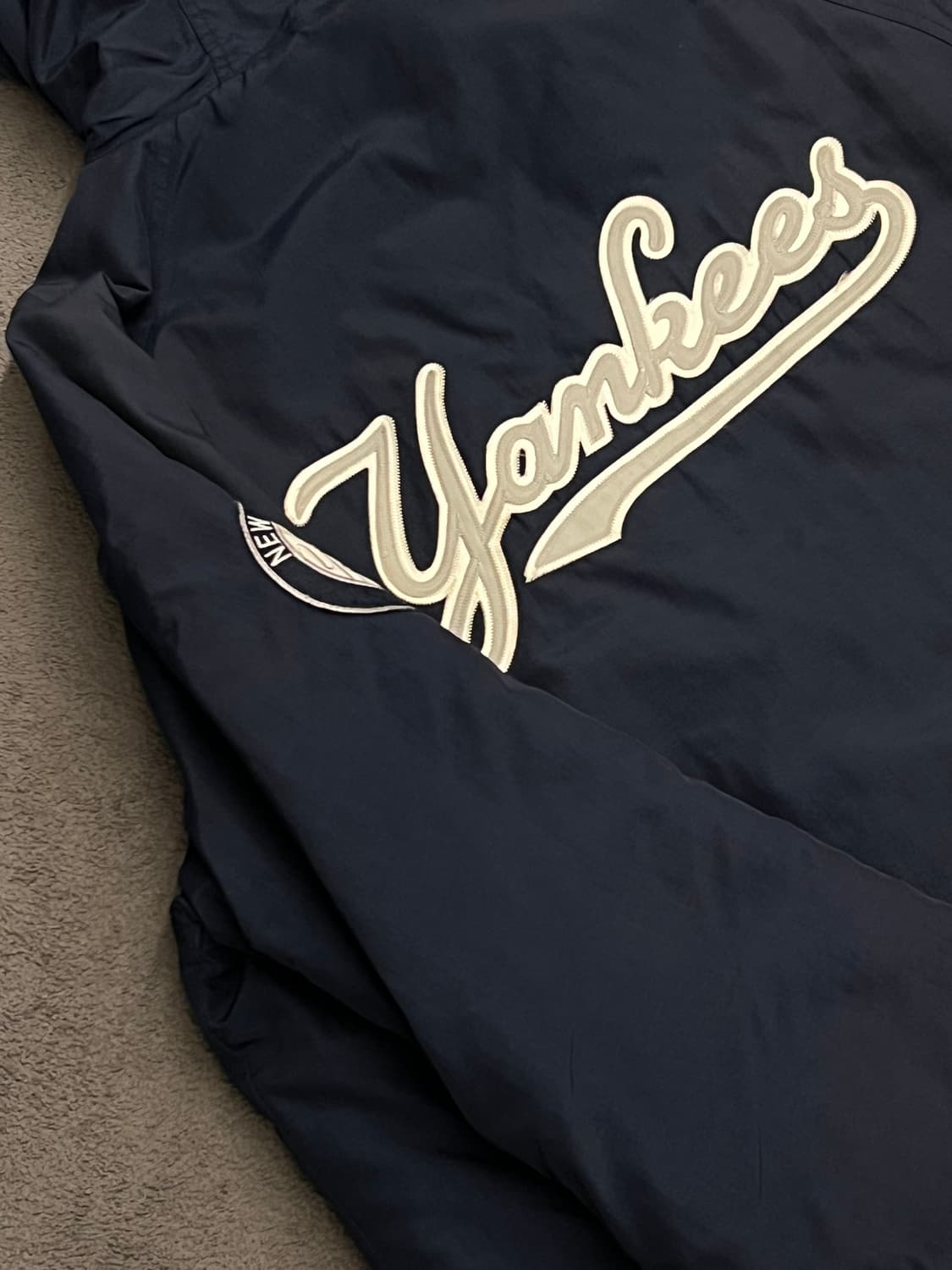 MLB 빈티지 wws 양키즈 대장급 누빔 자켓 처분  상품이미지4