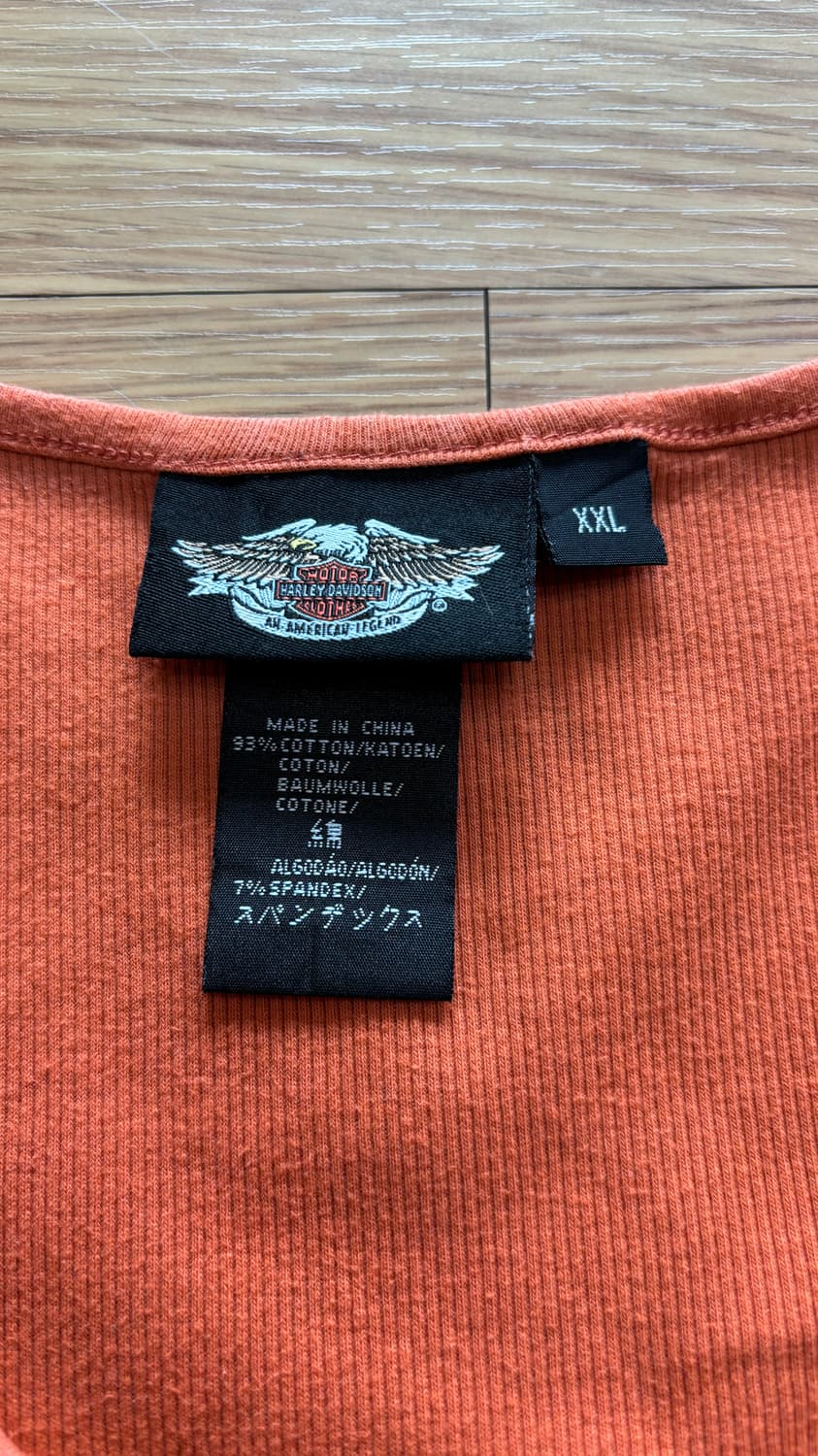 00‘s Harley Davidson y2k orange tank top 상품이미지4