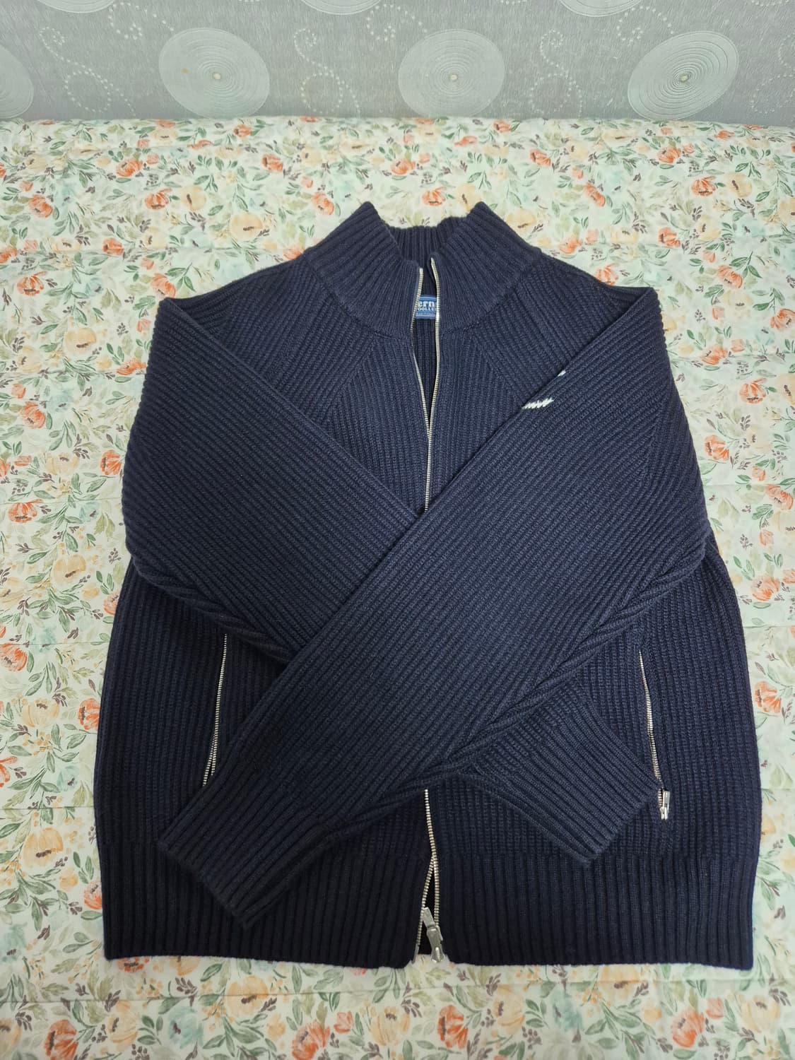 건지울른스 셔틀랜드 울 집업 가디건 XL(105) 상품이미지10