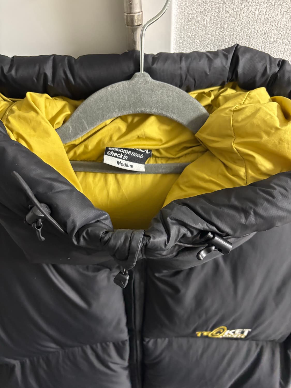 테켓 닷컴 패딩다운 BLACK (SIZE  : M) 상품이미지3