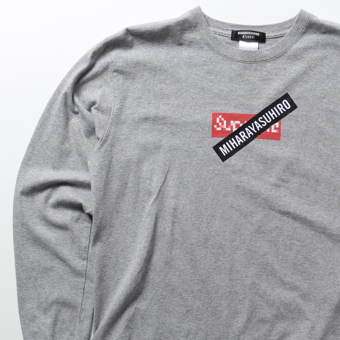 미하라야스히로 TABOOT 박스로고 롱슬리브   상품이미지2