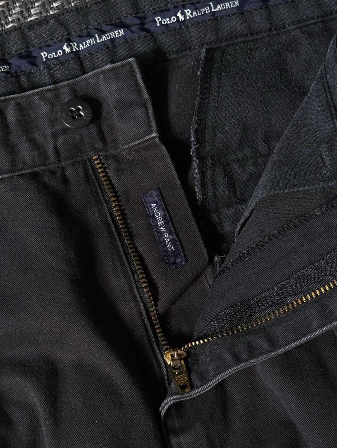 (30) 90s 폴로 랄프로렌 ANDREW 더블 플리츠 치노 팬츠 상품이미지3