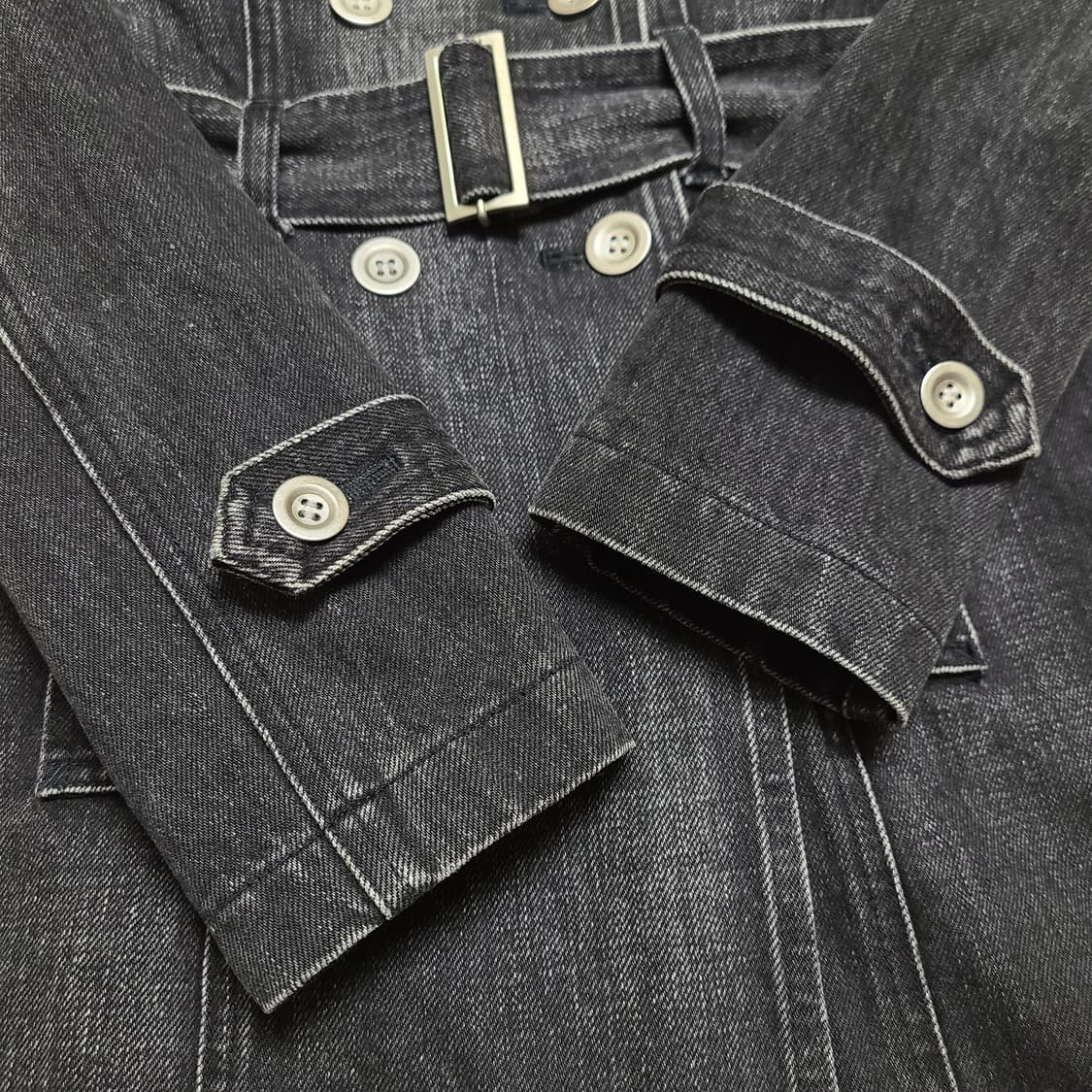 질스튜어트 데님 더블 코트 상품이미지7