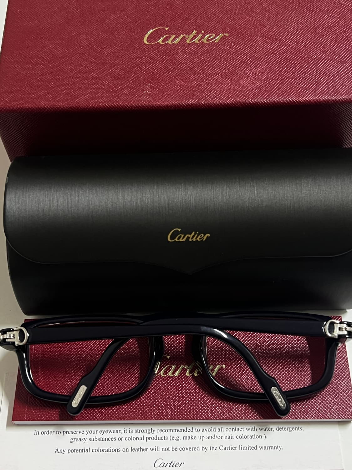 1991s 빈티지 까르띠에  vertigo 뿔테 안경 판매합니다. 상품이미지2