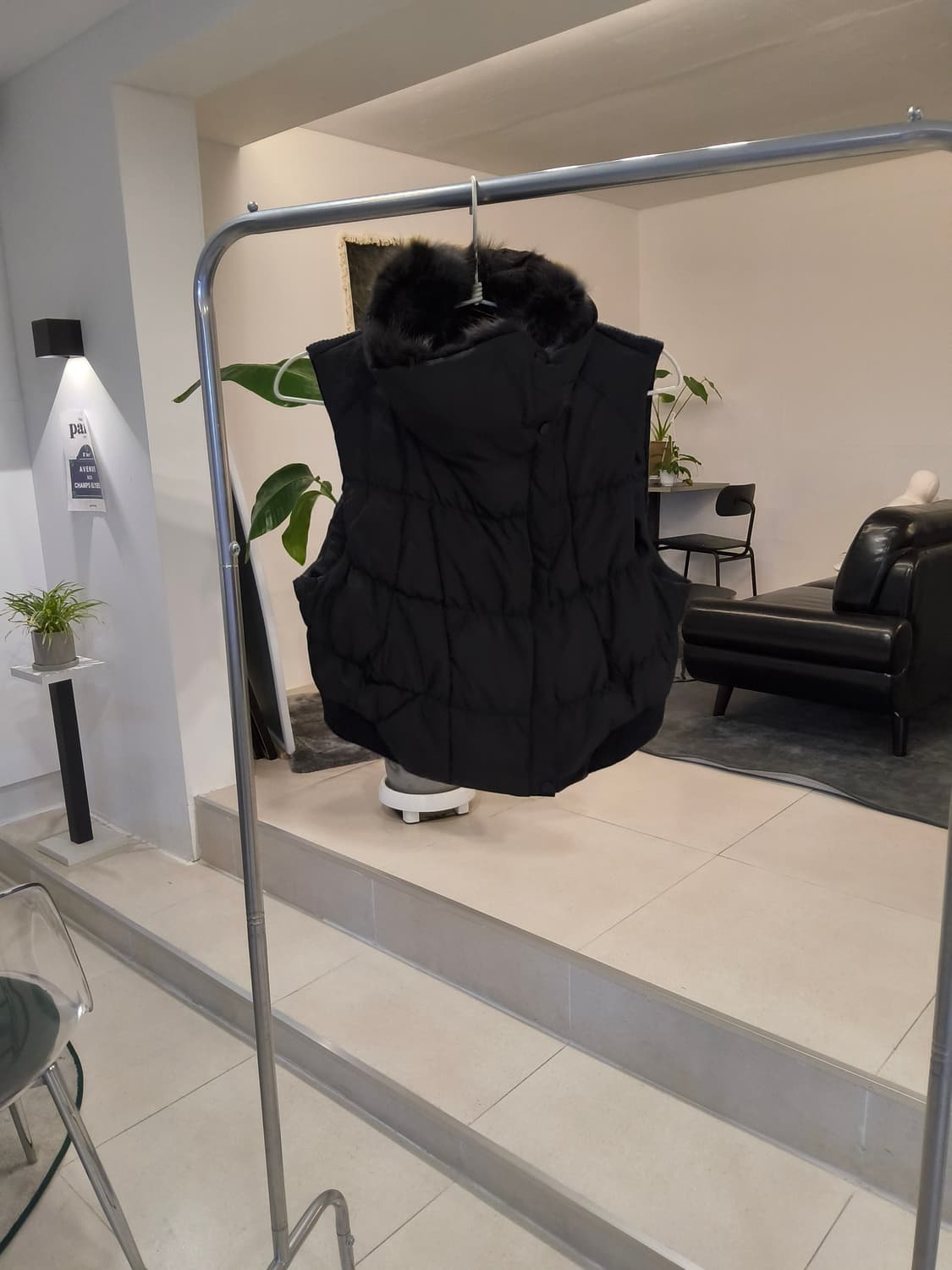 폭스퍼 패딩조끼 상품이미지1