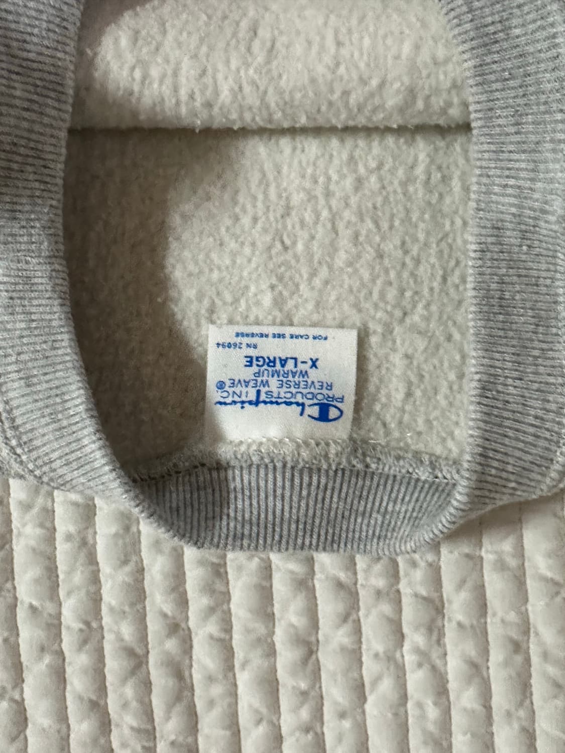 (XL) 챔피온 블루택 스웻셔츠 상품이미지2