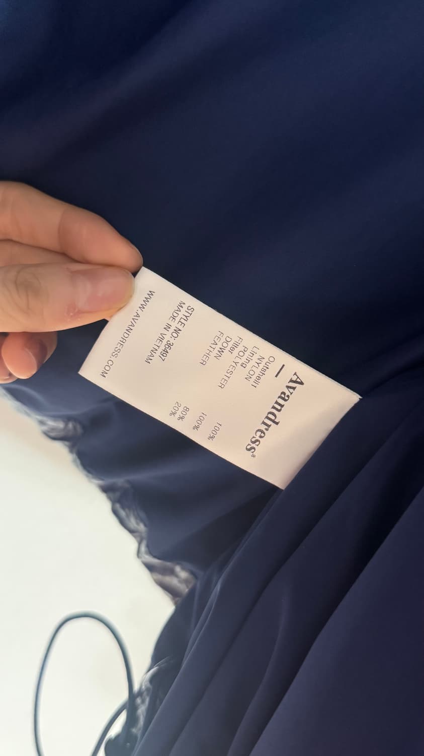 어반드레스 숏패딩 덕 다운 상품이미지3