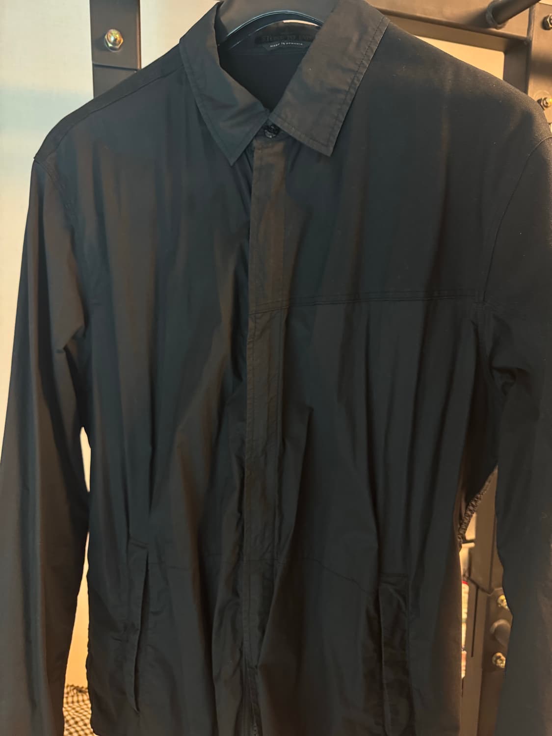 스톤아일랜드 고스트피스 오버셔츠 블랙 XXL 상품이미지5