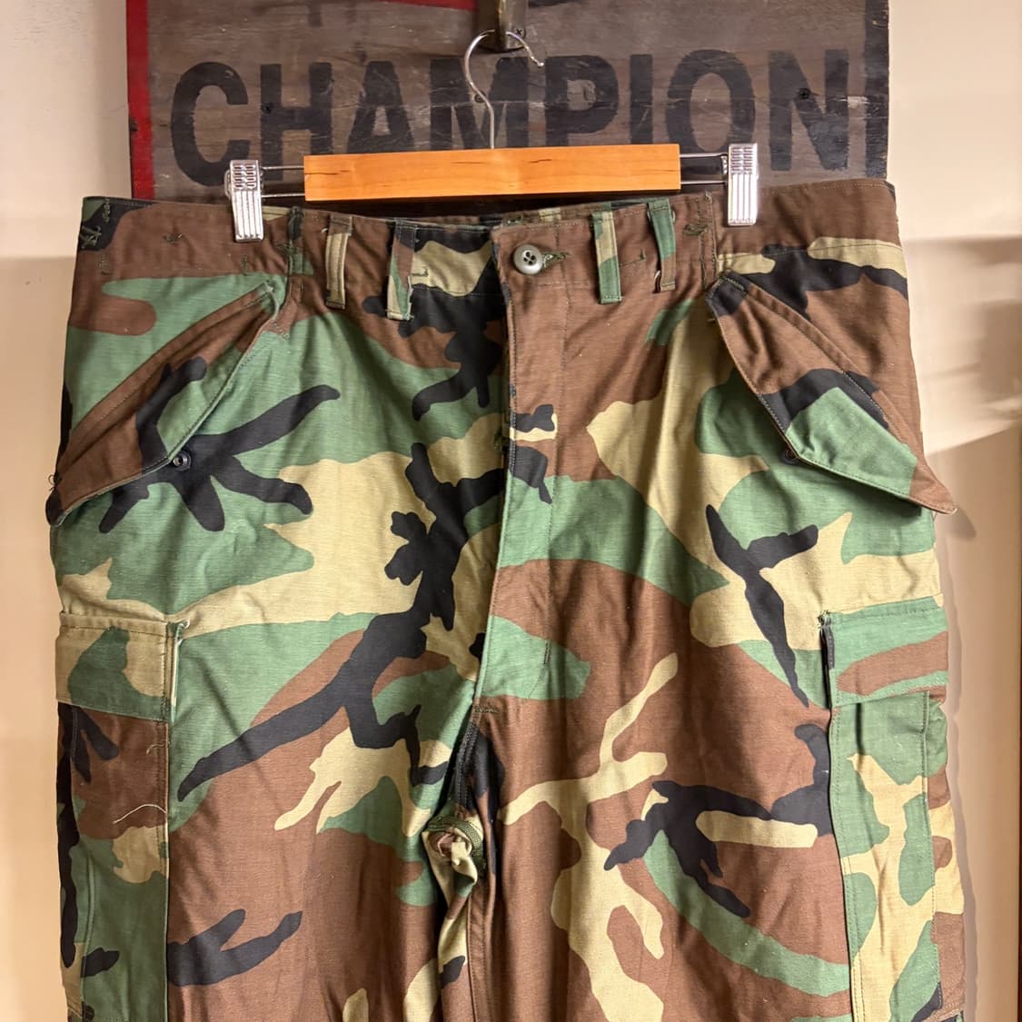 미군 오리지널 M65 필드팬츠 우드랜드 Large-Long Size 상품이미지2