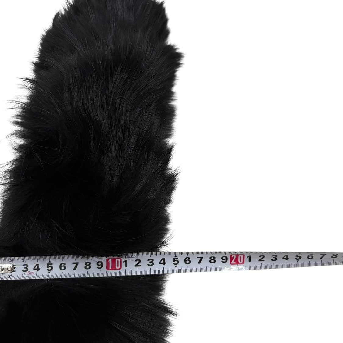 마가린핑거스 퍼 머플러 목도리 블랙 상품이미지5