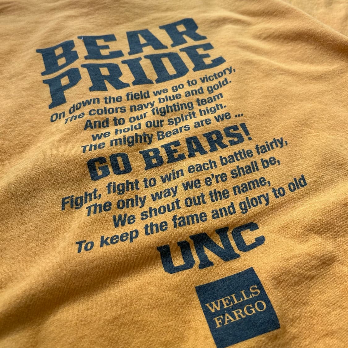 Vintage UNC Bear Printing T-shirts 상품이미지4