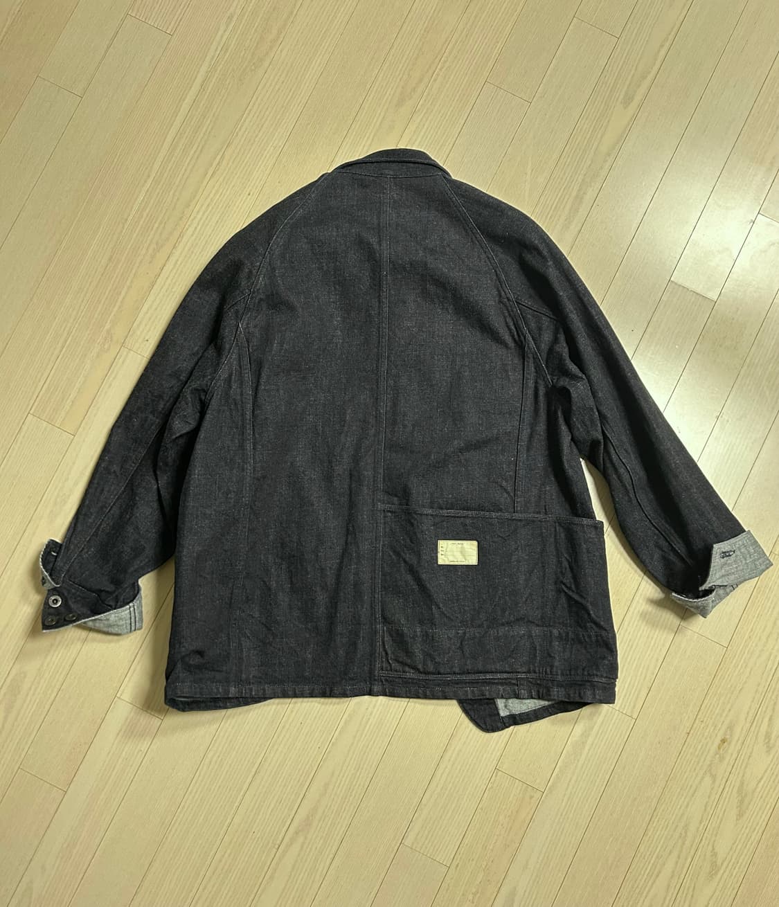 캐피탈 데님 커버올 자켓 상품이미지2