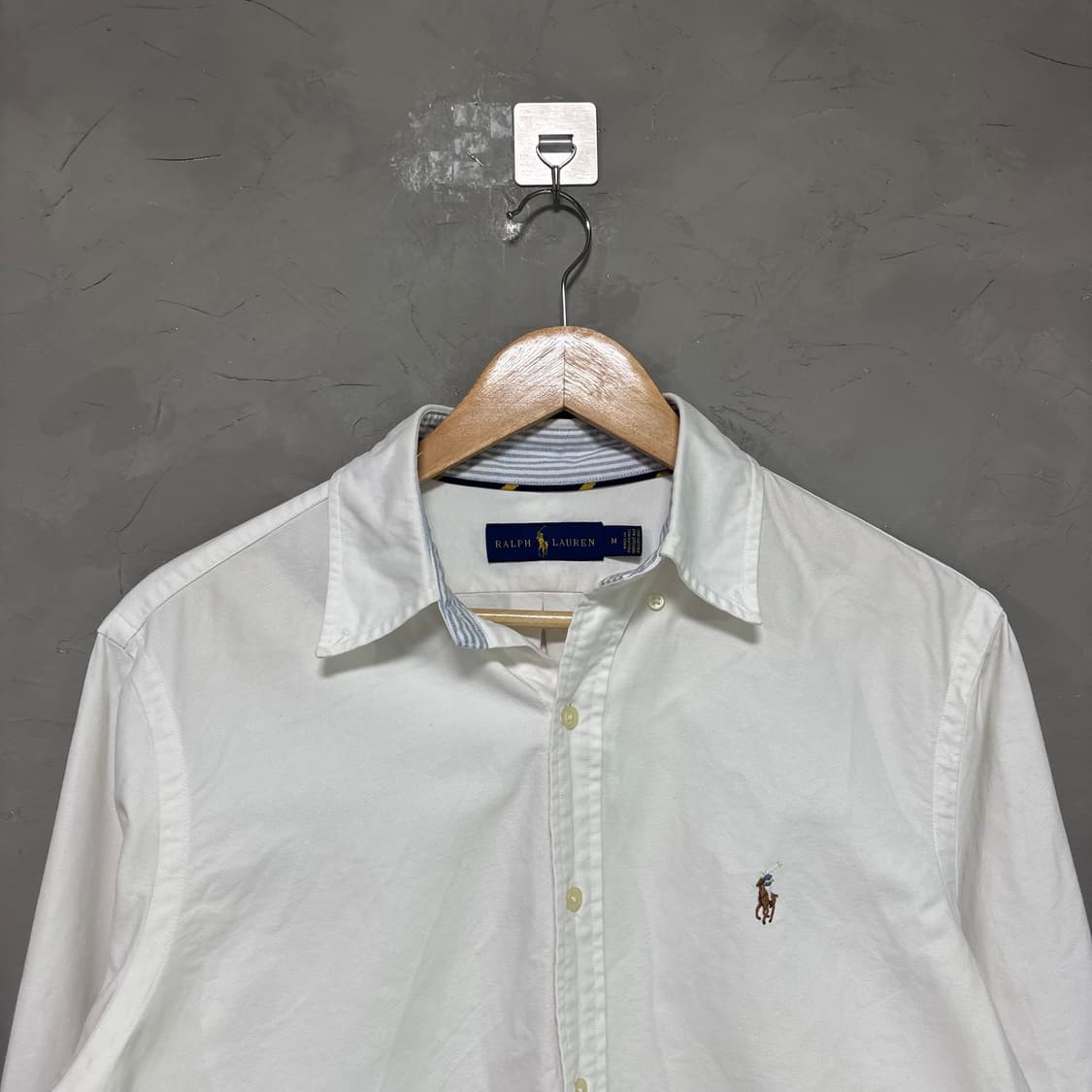 폴로 랄프로렌 옥스포드 셔츠 화이트 상품이미지2