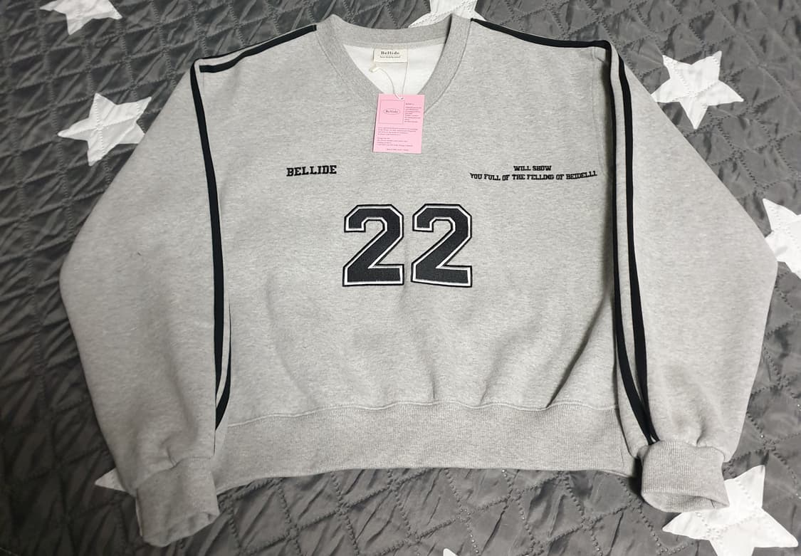 BELLIDE 데일리무드 기모 맨투맨 그레이 (F) 상품이미지1