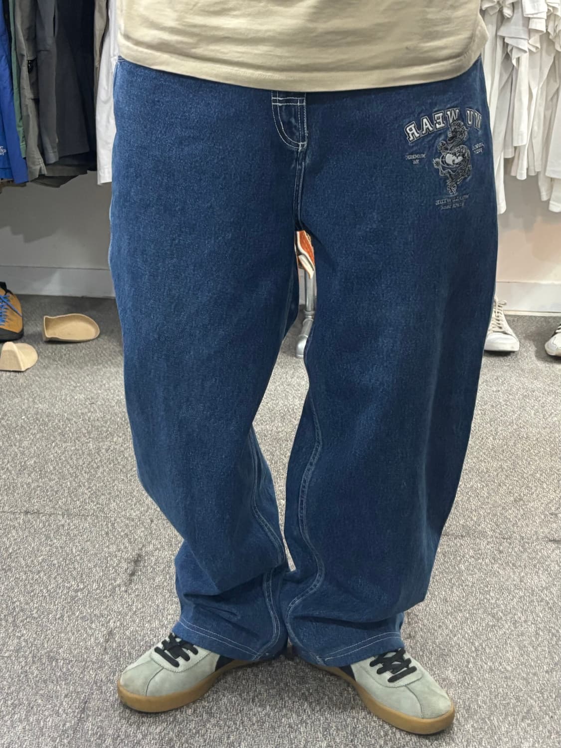WU WEAR 와이드 데님팬츠 상품이미지8