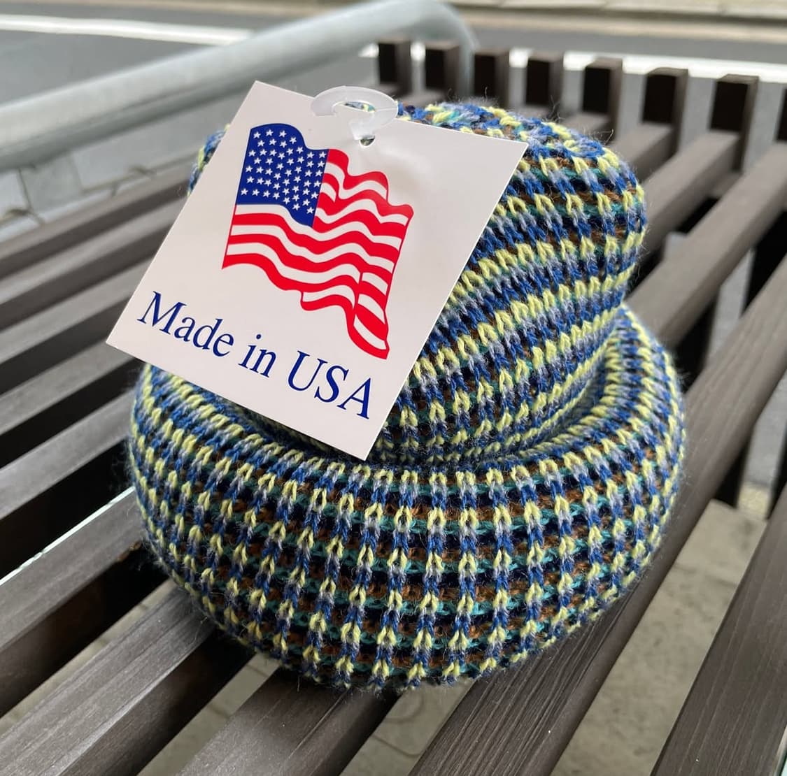 Artex MADE U.S.A 니트 트위드 믹스 비니 모자 상품이미지6