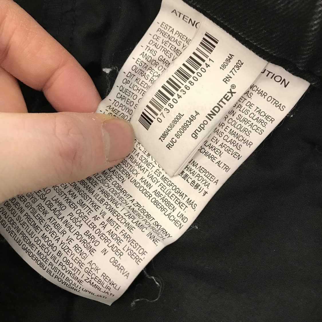 자라 벌룬핏 플리츠 데님팬츠 [34인치] 상품이미지4