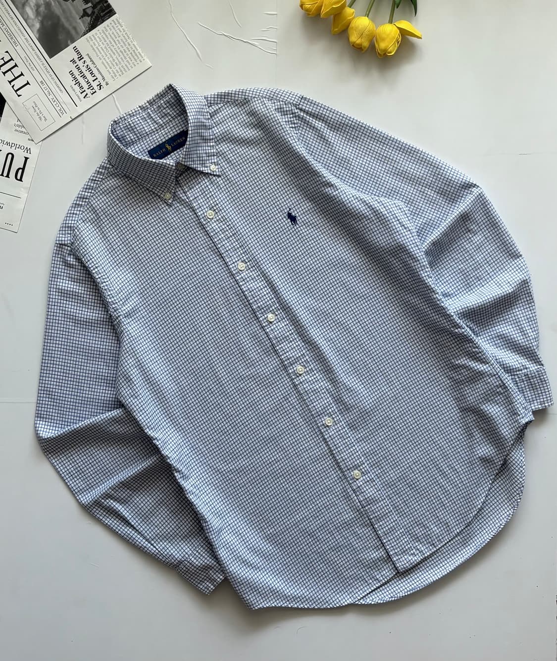 Polo 폴로랄프로렌 깅엄 체크 셔츠 상품이미지1