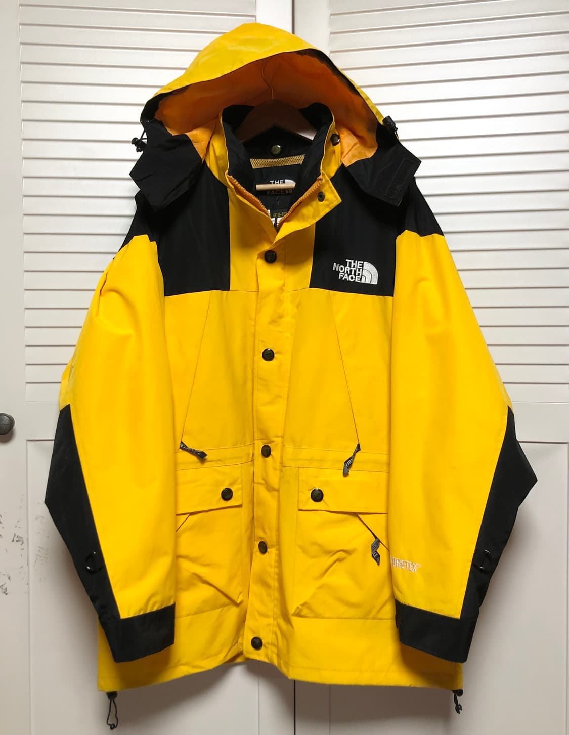 노스페이스 고어텍스 자켓 옐로우 희귀 바람막이 상품이미지1