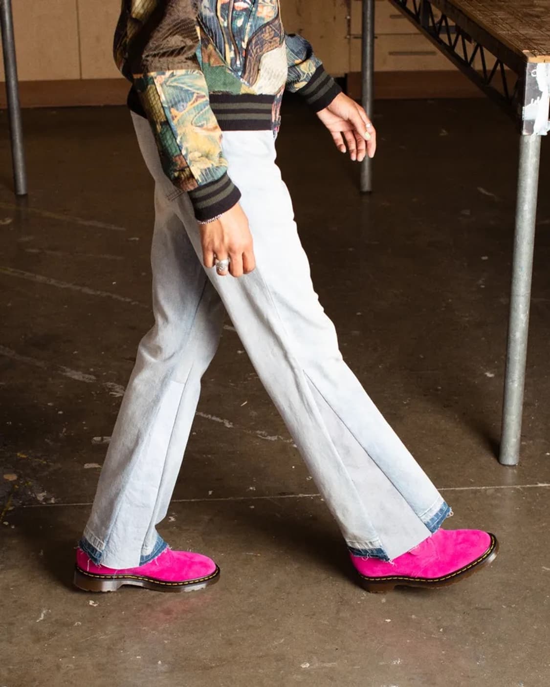 닥터마틴 MIE 1461 스웨이드 핑크 UK8 270 US9 상품이미지2